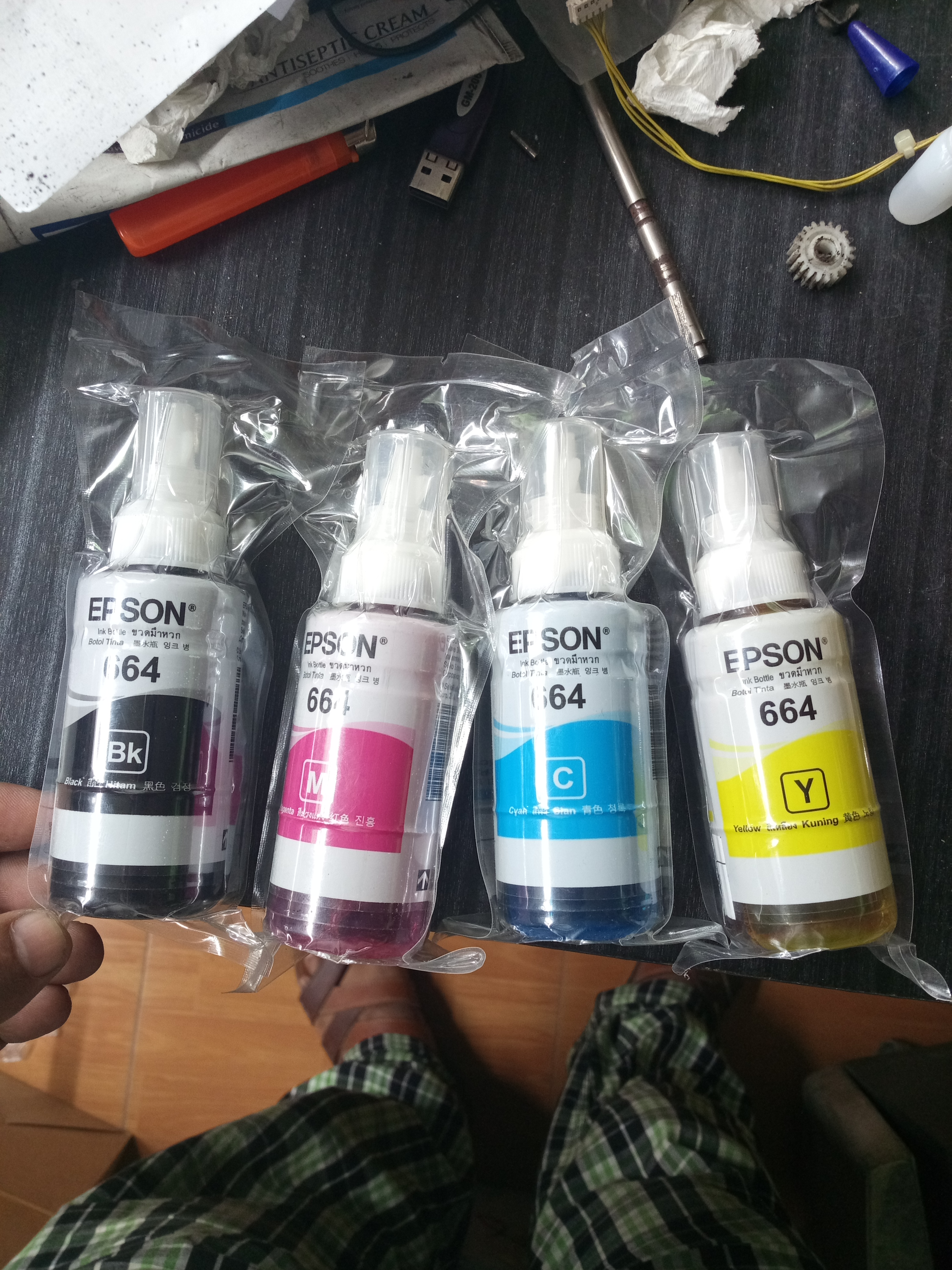 Master Copy Ink Set 664 (4Pis) For Epson Printer